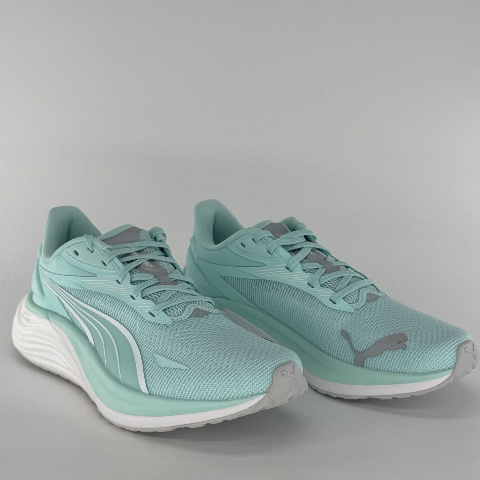 Puma Electrify Nitro 4 Mint White 310788 12 Womens Size 9 New Running Shoes